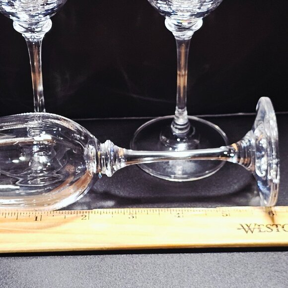 Mikasa Stephanie Cordial Glass 6" Lead Crystal Austria elegant vtg optic bowl 3o - Picture 4 of 7
